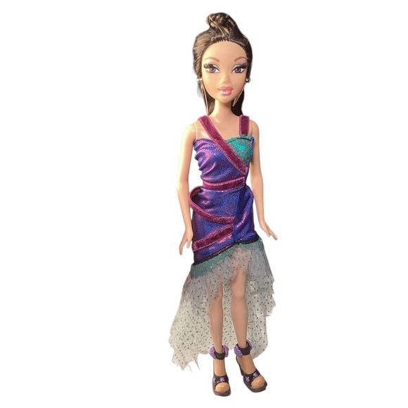 1999 BARBIE‎ MY SCENE DOLL Night Out - Highlights HAIR rooted EYELASHES Vintage - Picture 1 of 11